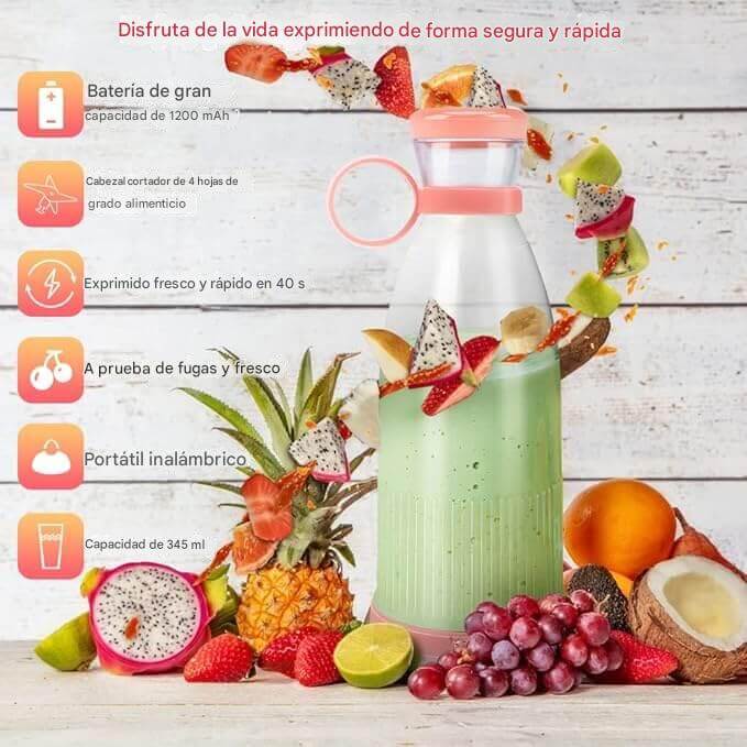 FrutiMix® – La licuadora Portátil -Recargable que Toda Mamá Necesita 🎁HOY PAGA 1 LLEVA 2