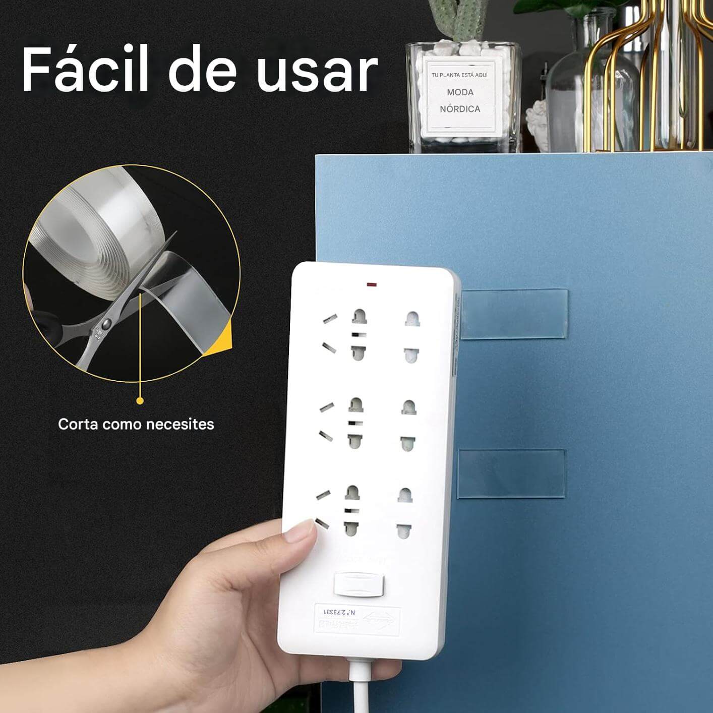 Cinta doble faz multiusos- adhesiva- resistente- lavable y reutilizable🎁MEGA OFERTA X3
