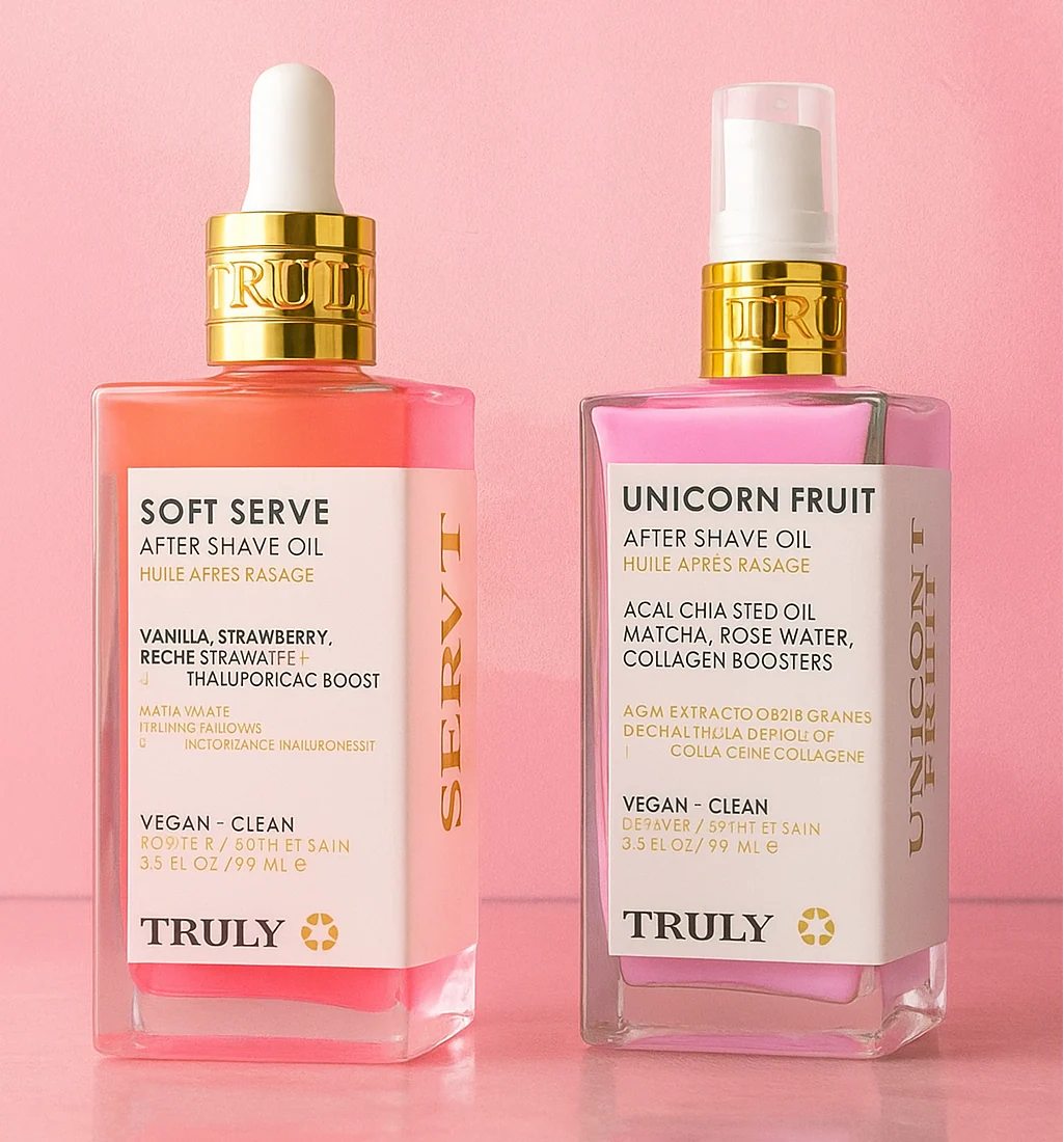 Donut Kiss- Aceite post-afeitado TRULY 🌸calma, repara y aclara desde la primera aplicación