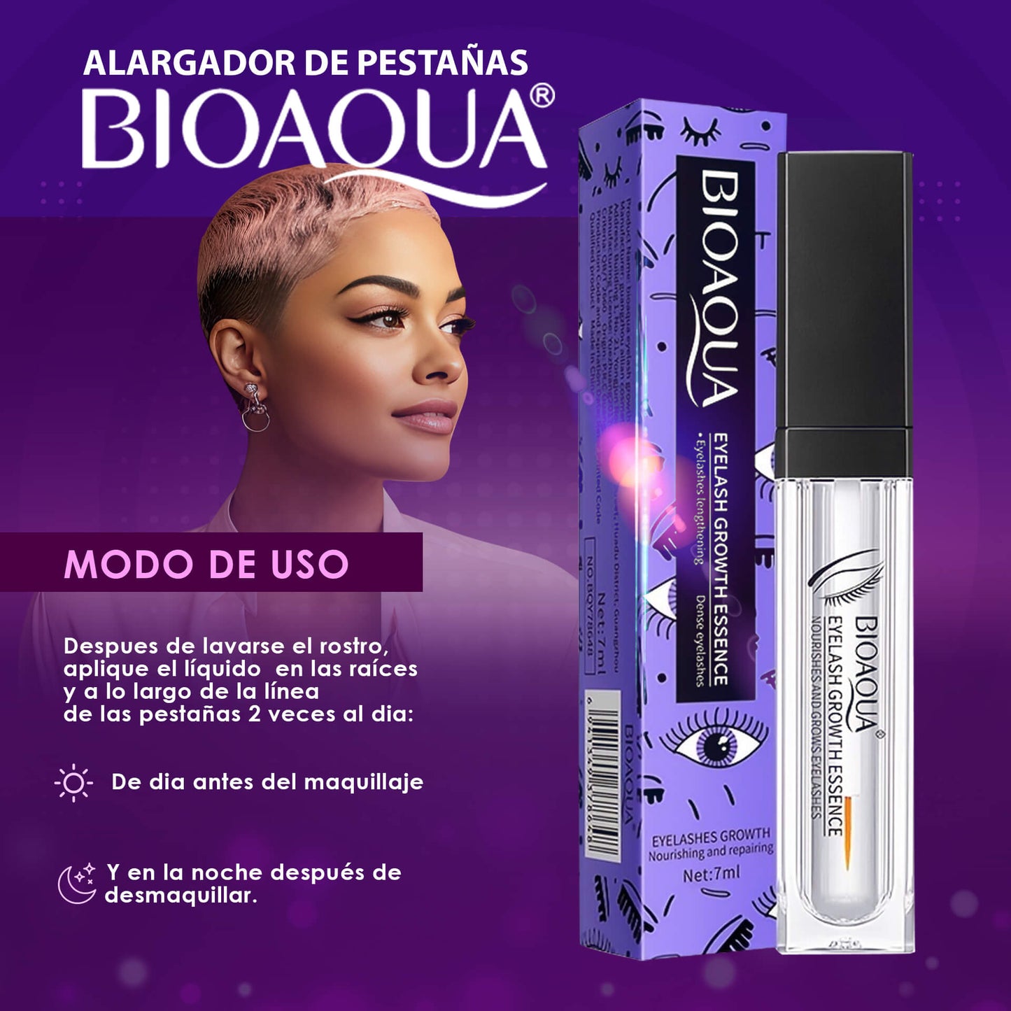 SERUM alargador y fortalecedor de pestañas