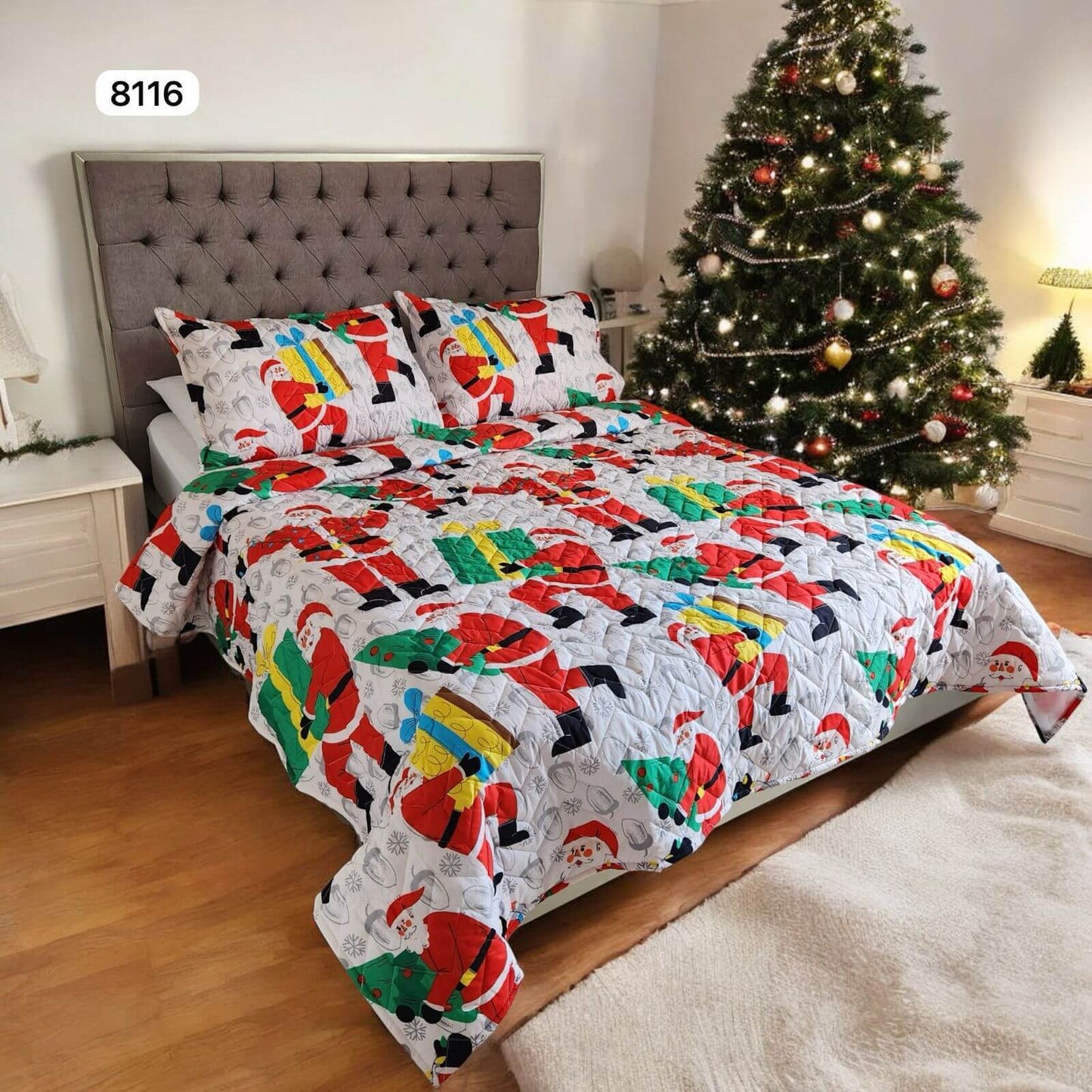 🎅Edredón Navideño Royal Christmas® | Cama Doble – ¡HOY 50% DCTO! 🎁