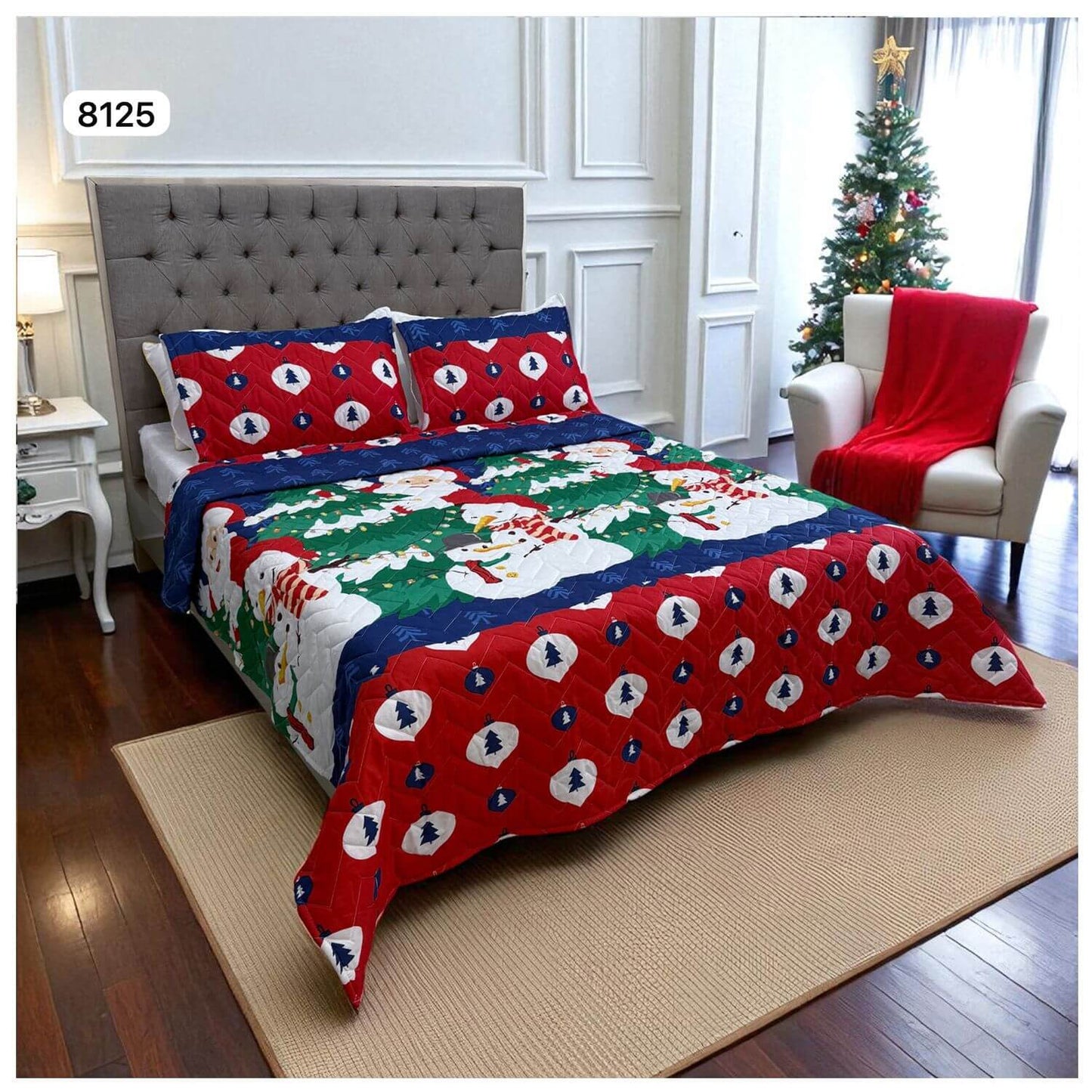 🎅Edredón Navideño Royal Christmas® | Cama Doble – ¡HOY 50% DCTO! 🎁