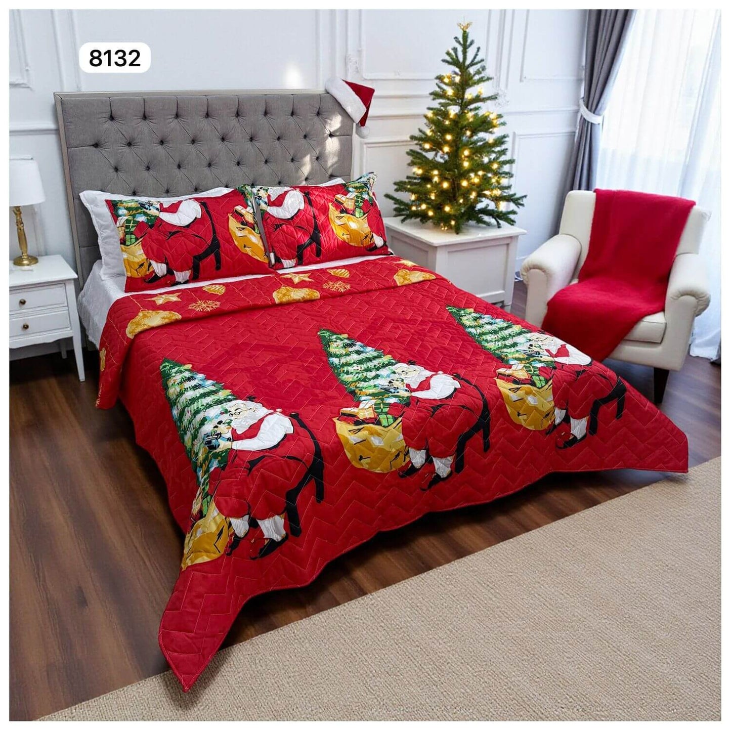🎅Edredón Navideño Royal Christmas® | Cama Doble – ¡HOY 50% DCTO! 🎁