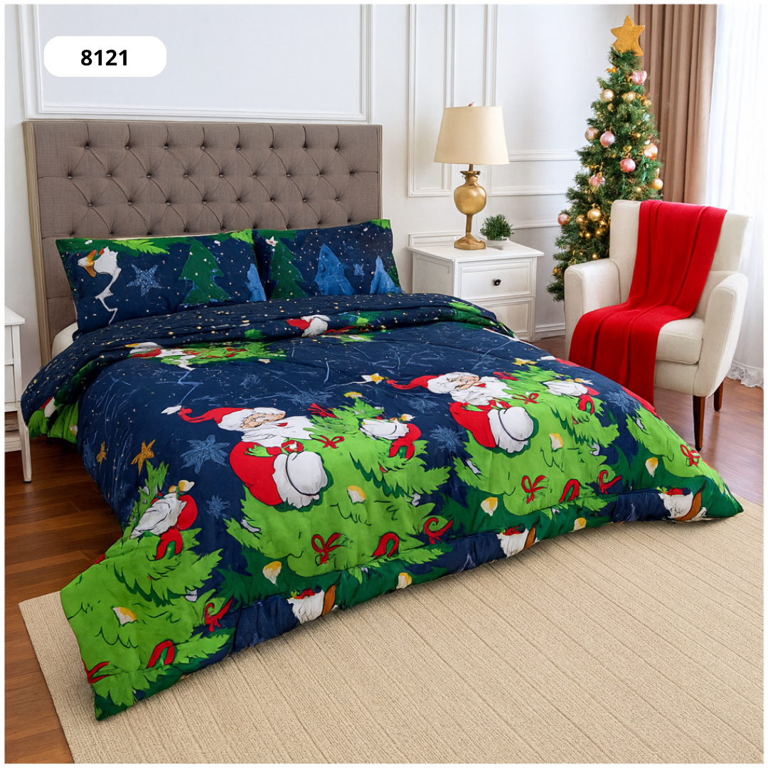 🎅Edredón Navideño Royal Christmas® | Cama Doble – ¡HOY 50% DCTO! 🎁