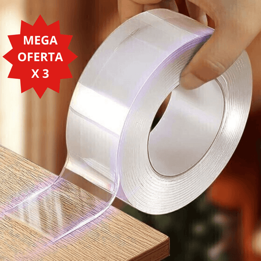 Cinta doble faz multiusos- adhesiva- resistente- lavable y reutilizable🎁MEGA OFERTA X3